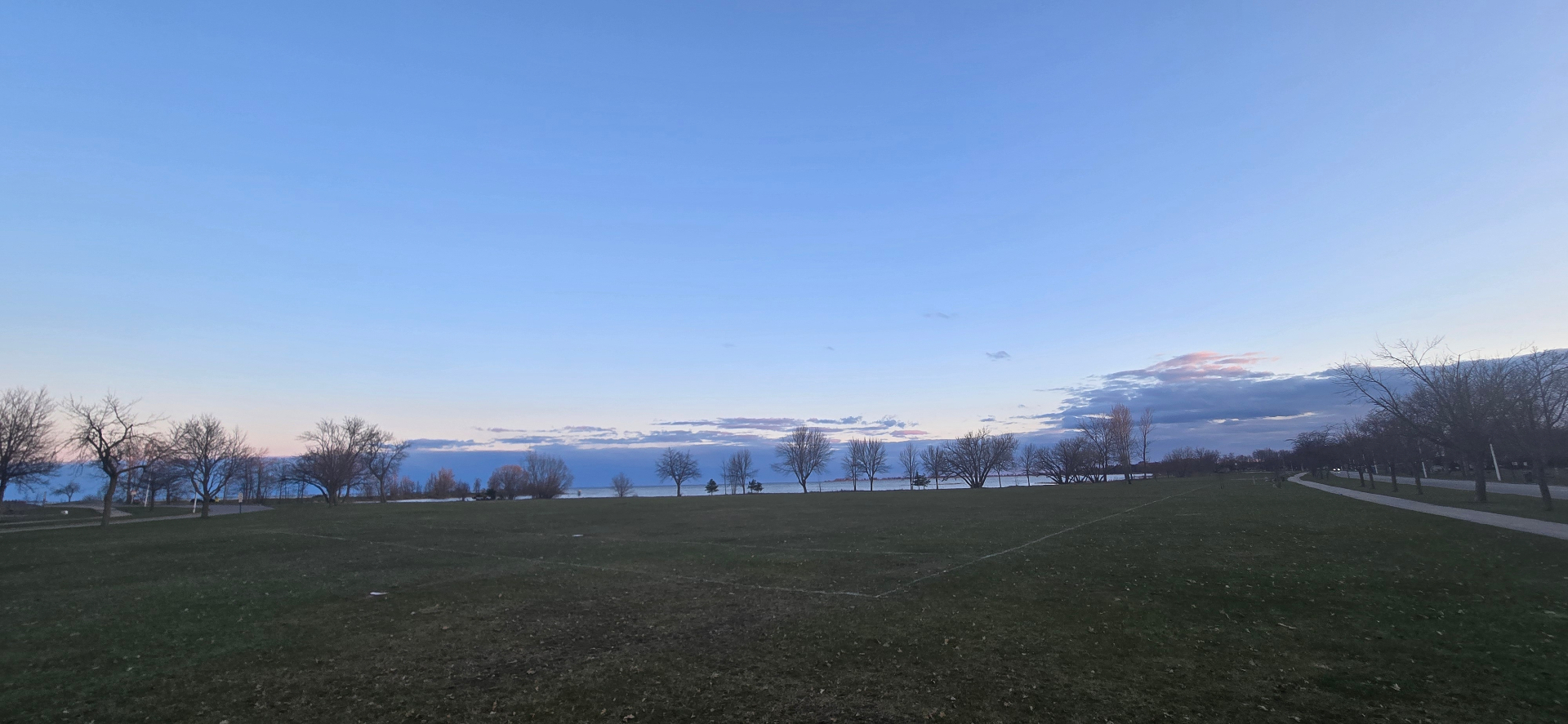 Ludington Park rugby pitch in Escanaba, Michigan — home of Berserkers practice